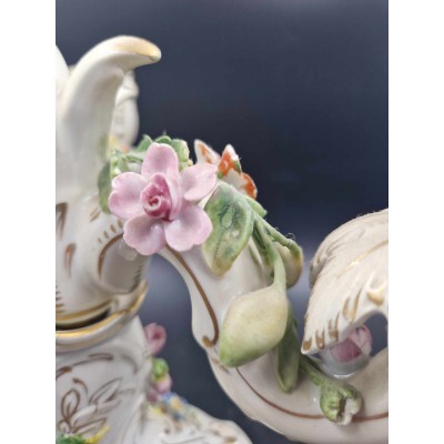 Dresden porcelain candlestick