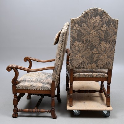 Baroque style armchairs