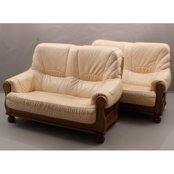 Leather sofas