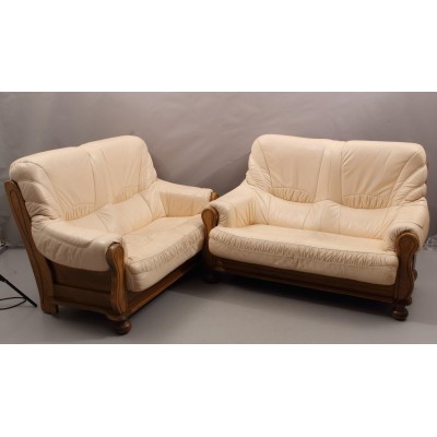 Leather sofas