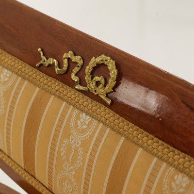 Autentiškas Neoklasicistinis Baldų Komplektas su Egipto Motyvais | Louis XVI Revival | XIX a. pab.–XX a. pr. Autentiškas Neoklasicistinis Baldų Komplektas su Egipto Motyvais | Louis XVI Revival | XIX a. pab.–XX a. pr.