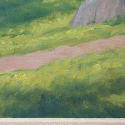 Painting "The Hut by the Lake"