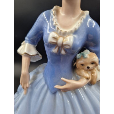 Lady with Puppy (Royal Dux)