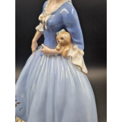 Lady with Puppy (Royal Dux)