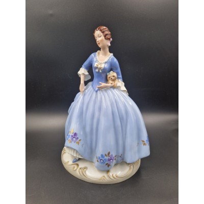 Lady with Puppy (Royal Dux)