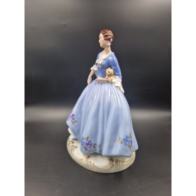 Lady with Puppy (Royal Dux)