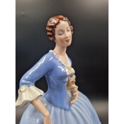 Lady with Puppy (Royal Dux)
