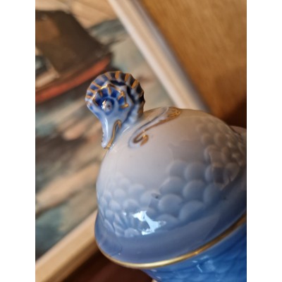 Porcelain coffee set "Blue Seagull"