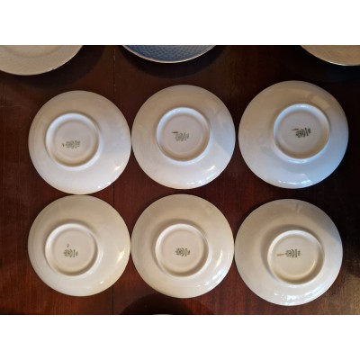 Porcelain coffee set "Blue Seagull"