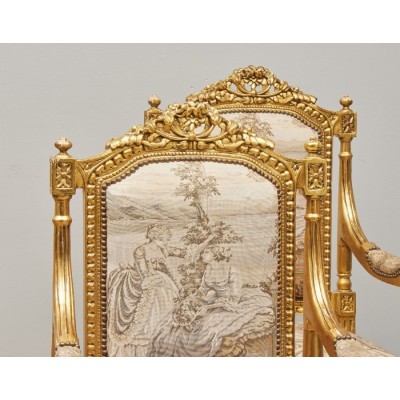 Louis XVI style armchairs