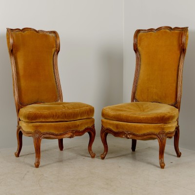 Antique Rococo style armchairs