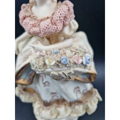 Porcelain statuette (Lady)