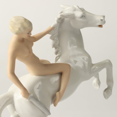 Porcelain statuette "Amazon"