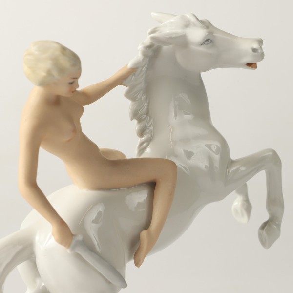 Porcelain statuette "Amazon"