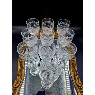 Crystal glasses (10pcs)