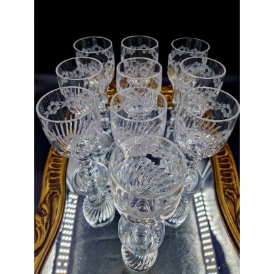 Crystal glasses (10pcs)