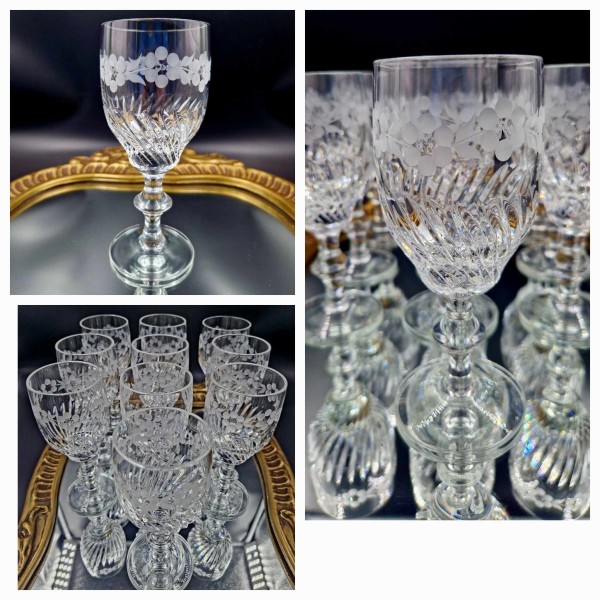 Crystal glasses (10pcs)