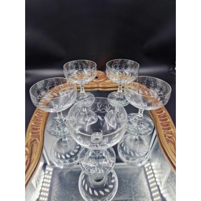 Crystal glasses (5pcs)
