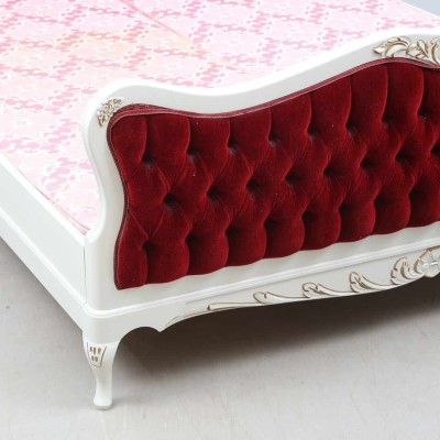 Double Rococo style bed