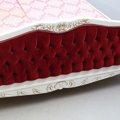 Double Rococo style bed