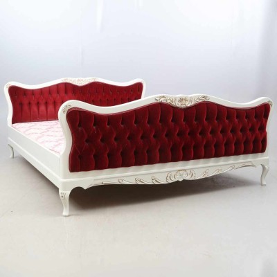 Double Rococo style bed