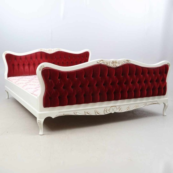 Double Rococo style bed