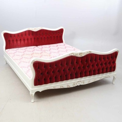 Double Rococo style bed