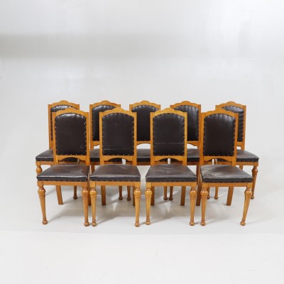 Wooden Baroque style chairs