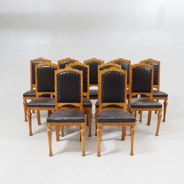 Wooden Baroque style chairs