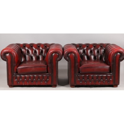 Chesterfield stiliaus foteliai