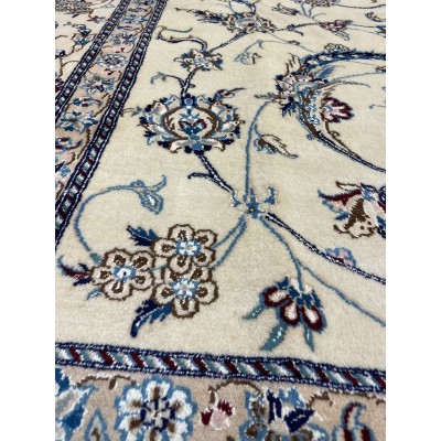 Hand-knotted Persian carpet "Nain"