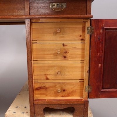 Art Nouveau style wooden desk