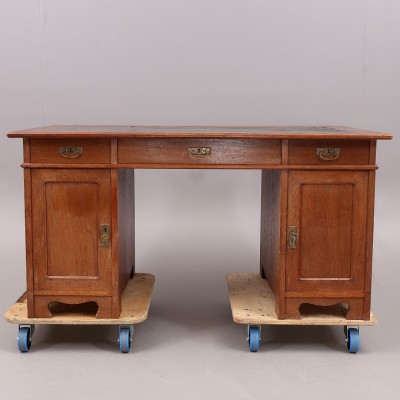 Art Nouveau style wooden desk