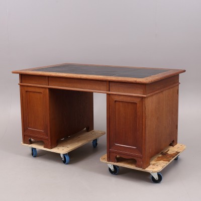 Art Nouveau style wooden desk