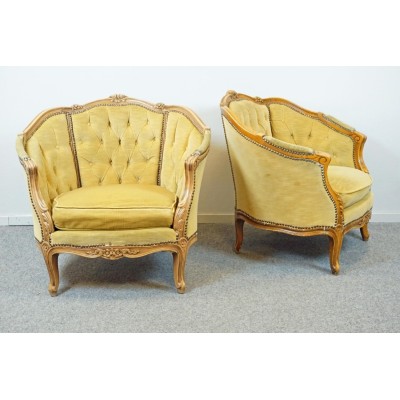 Louis XVI style armchairs