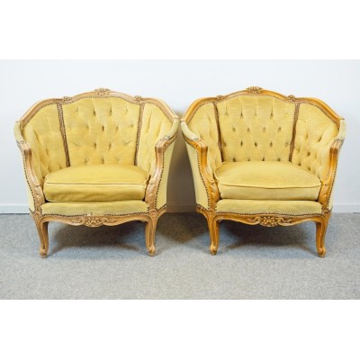 Louis XVI style armchairs