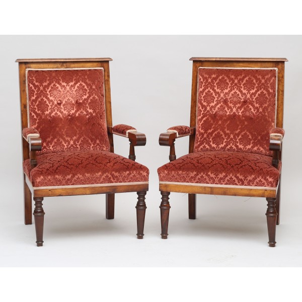 Renaissance style armchairs