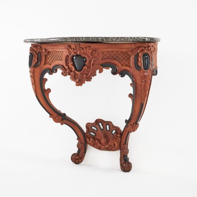 Rococo style corner console
