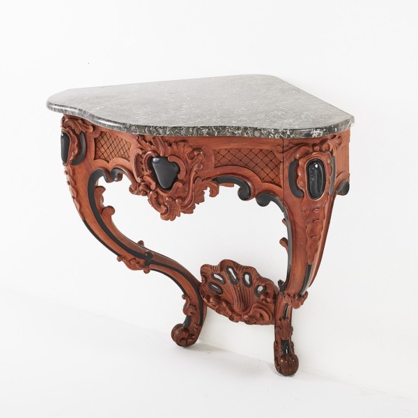 Rococo style corner console