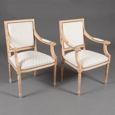 Louis style armchairs