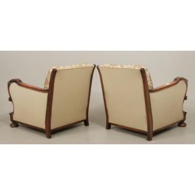 Antique Baroque style armchairs