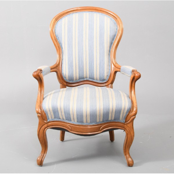 Senovinis Louis XV stiliaus krėslas