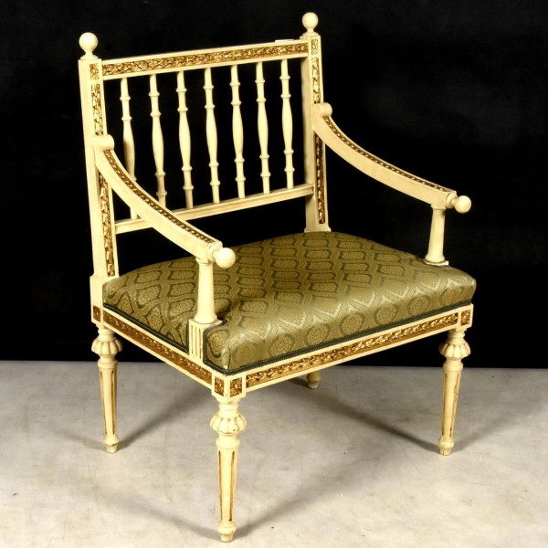 Gustavian style armchair