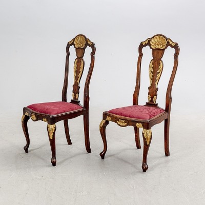 Louis XV stiliaus kėdės