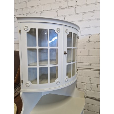 Gustavian style corner sideboard