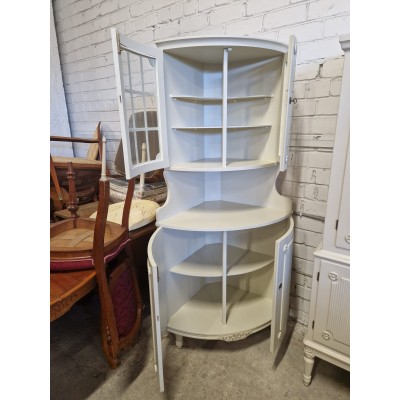 Gustavian style corner sideboard