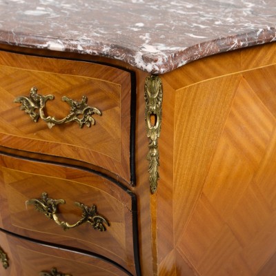 Rococo style chest of drawers