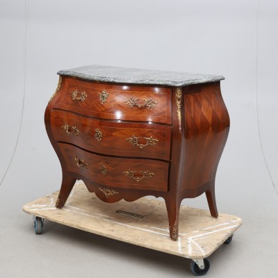Rococo chest of drawers with stone top