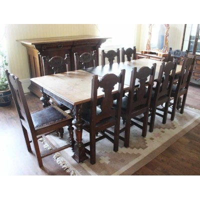 Dining room set made in the 19th century