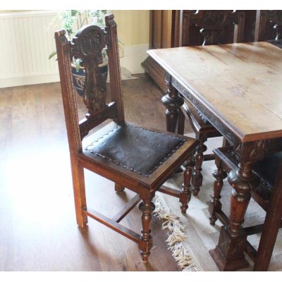 Dining room set made in the 19th century